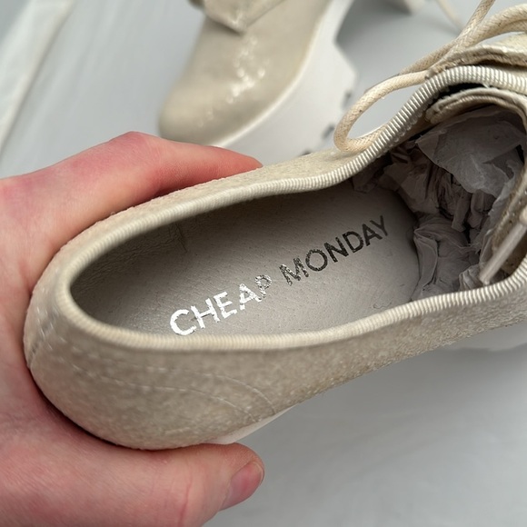 Cheap Monday Tractor iridescent glitter platform shoes - Picture 5 of 9